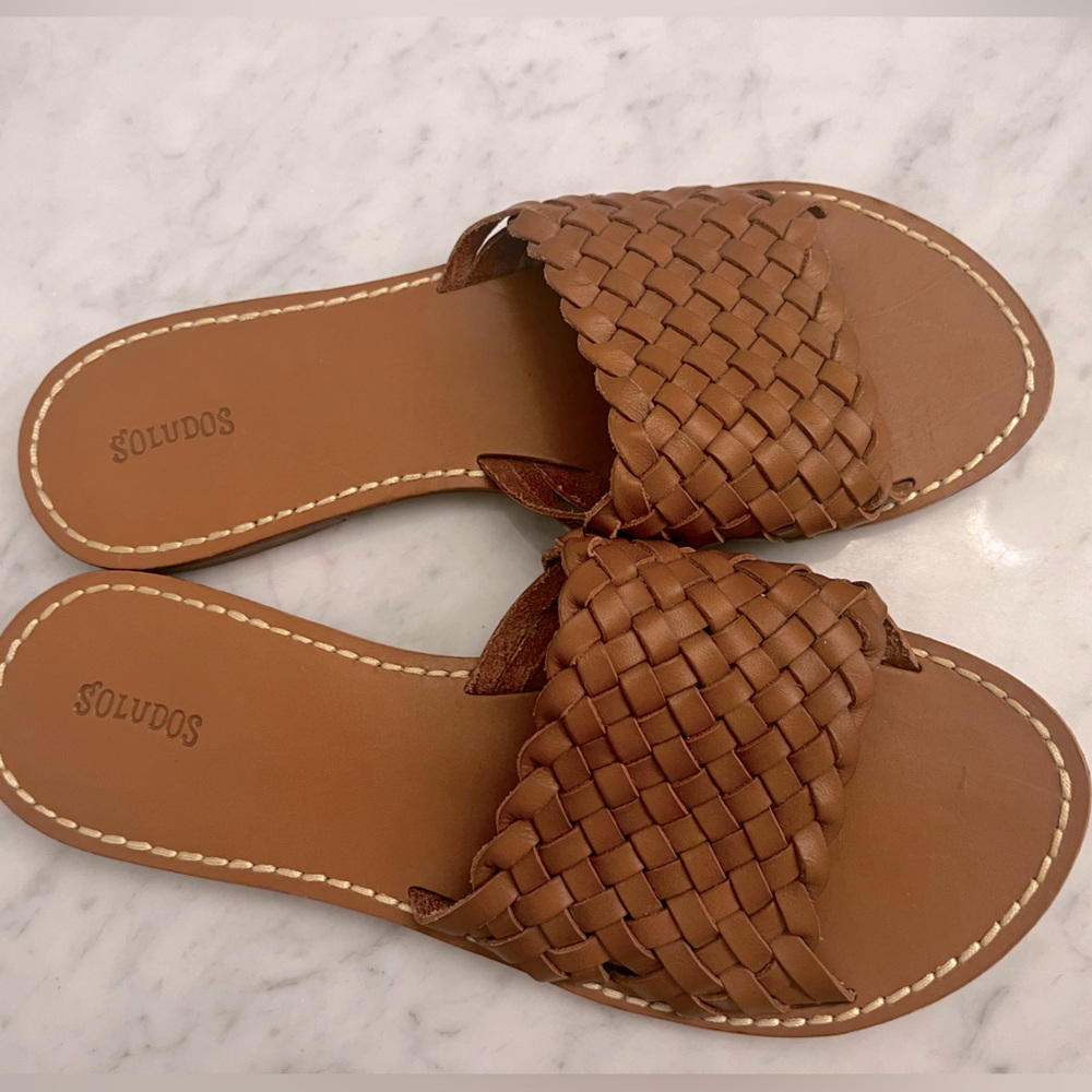 Soludos Rose Woven Sandals, size 9